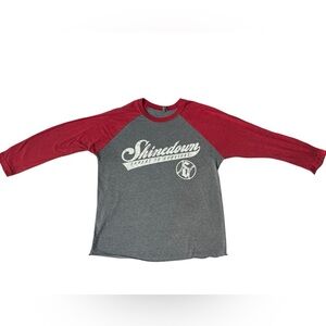 Shinedown Threat‎ to Survival Baseball Style Tee